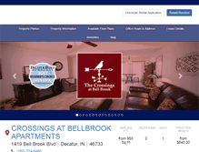 Tablet Screenshot of crossingsatbellbrook.com